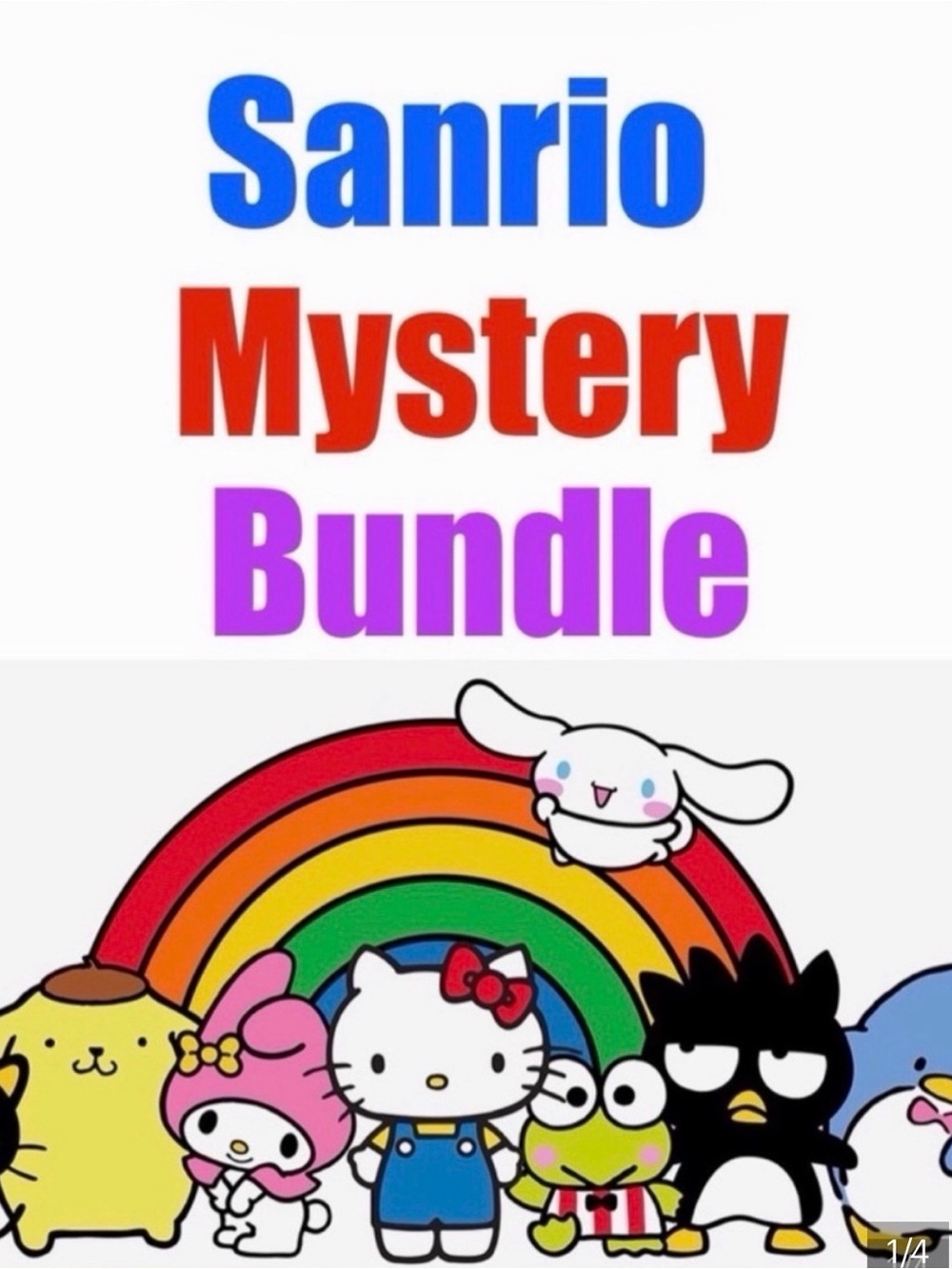 🩷Sanrio 15 Piece MYSTERY BUNDLE - Hello Kitty, Kuromi, My Melody, Cinnamoroll
